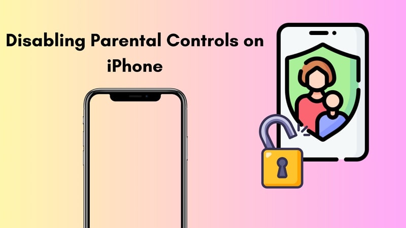 disabling parental controls on iphone