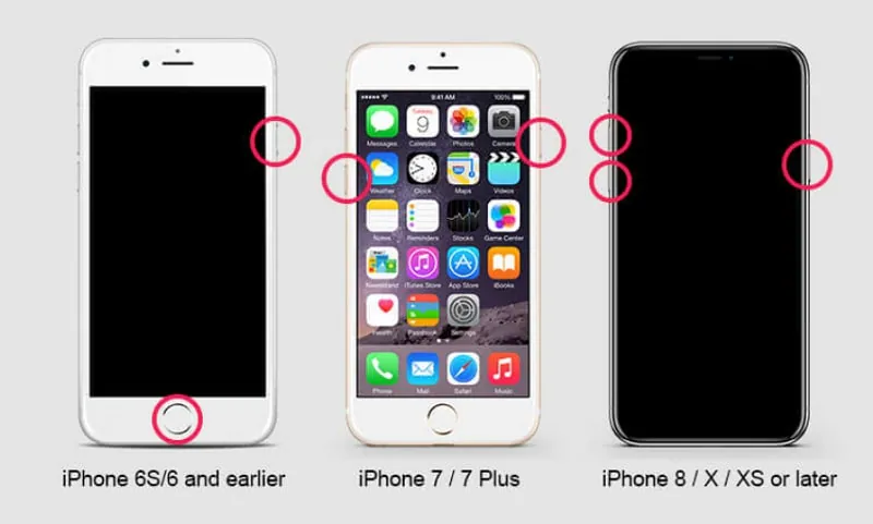 metti l'iphone in modalità ripristino