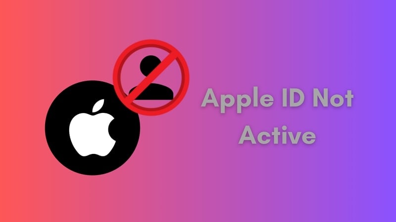 apple id not active on device