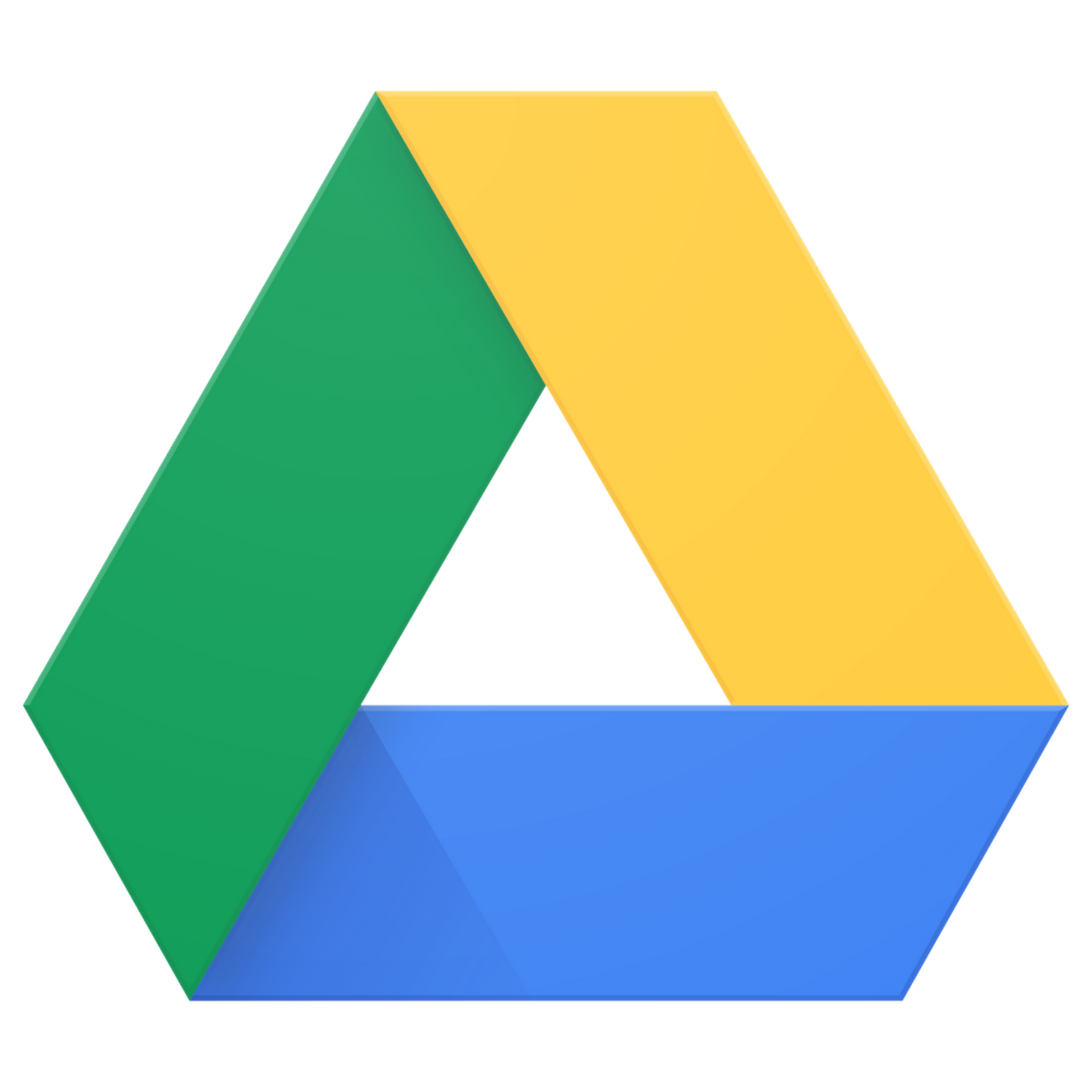Logo oficial de Google Drive.