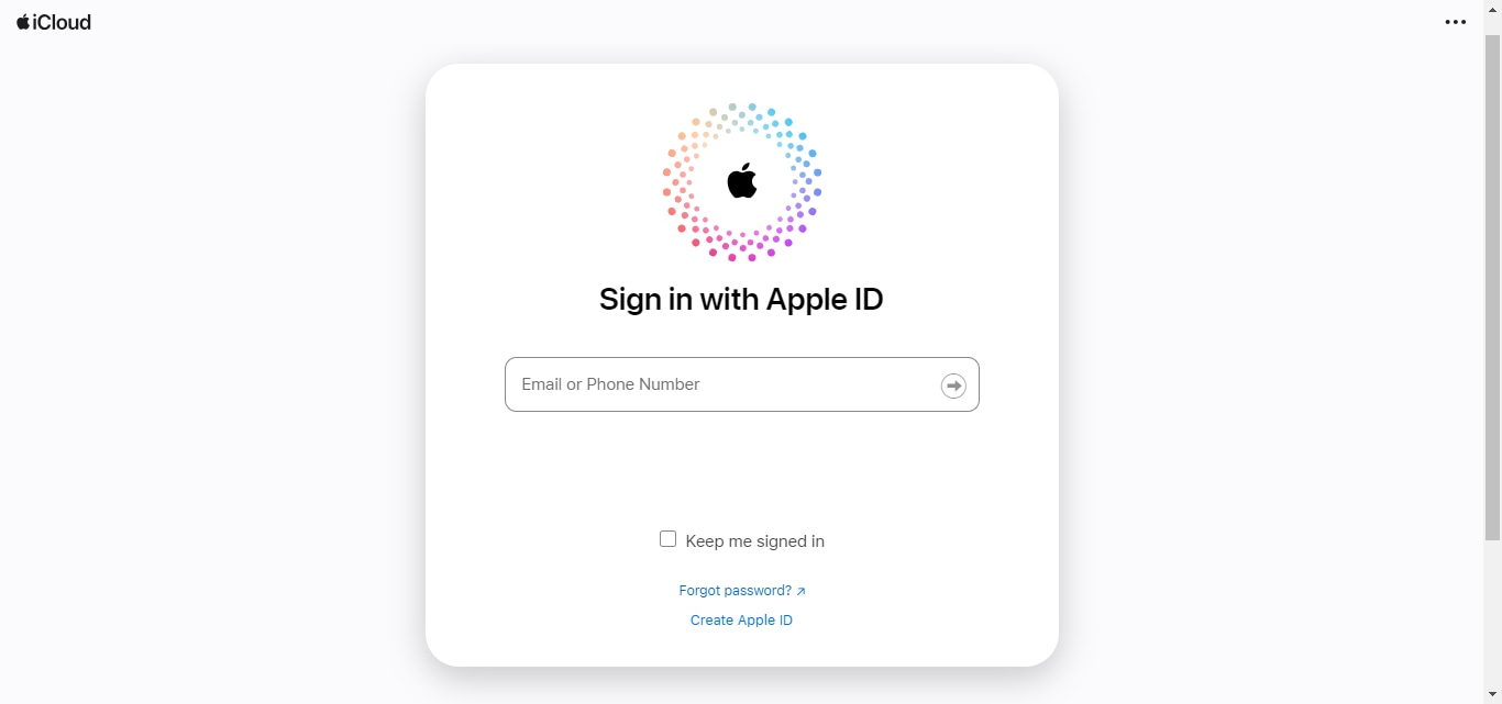 Inicia sesión con tu Apple ID.