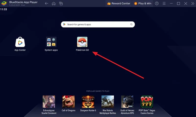 gioca a pokemon go su bluestacks