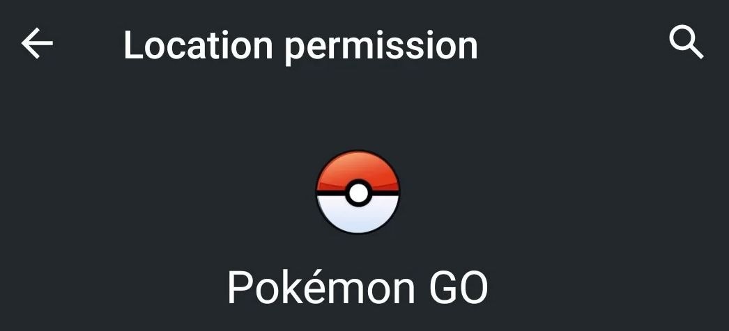 pokemon go location access