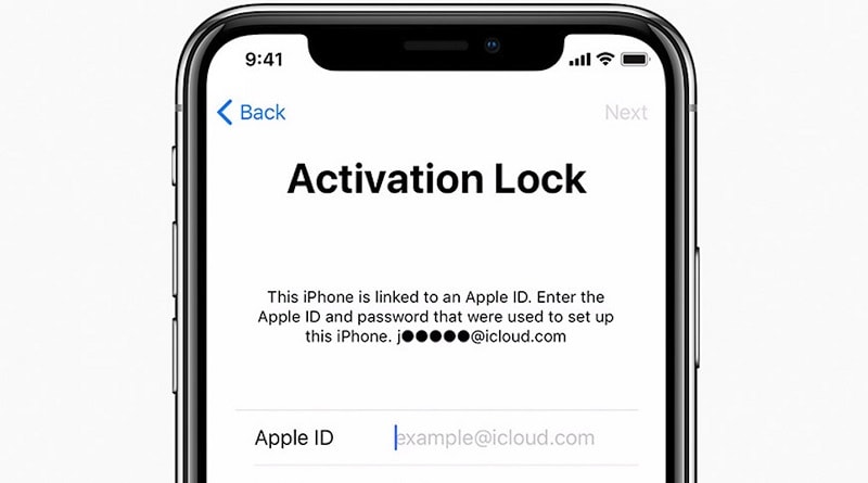 activation lock page ios