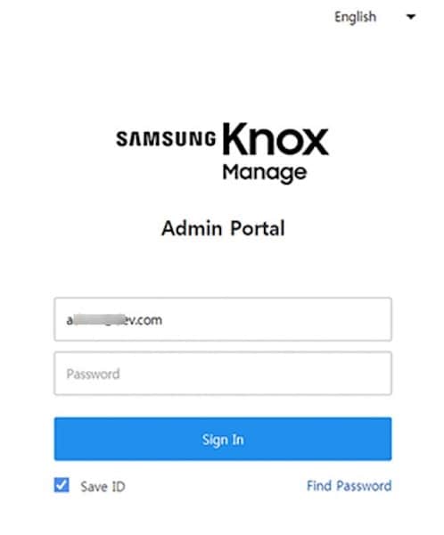 knox manage admin portal