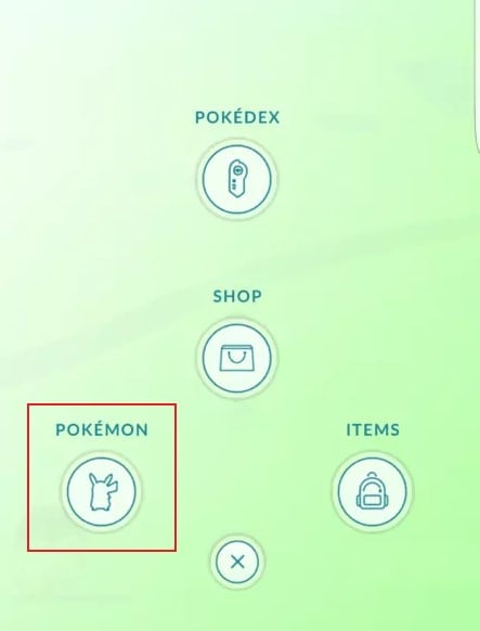 pokemon menu