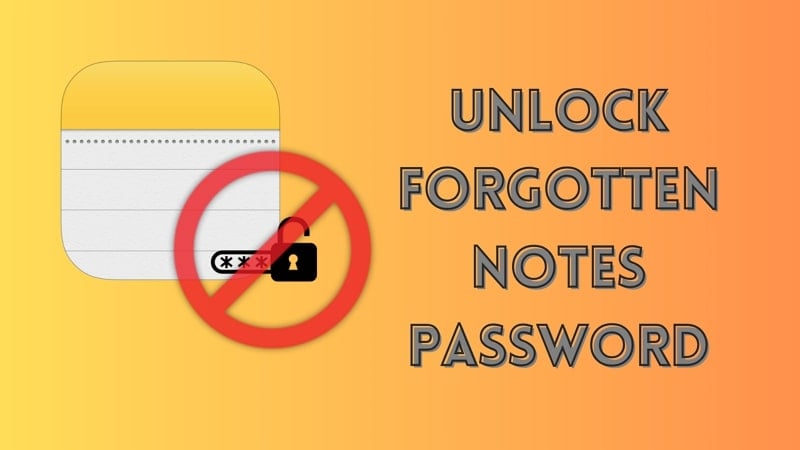 unlock forgotten notes password easily