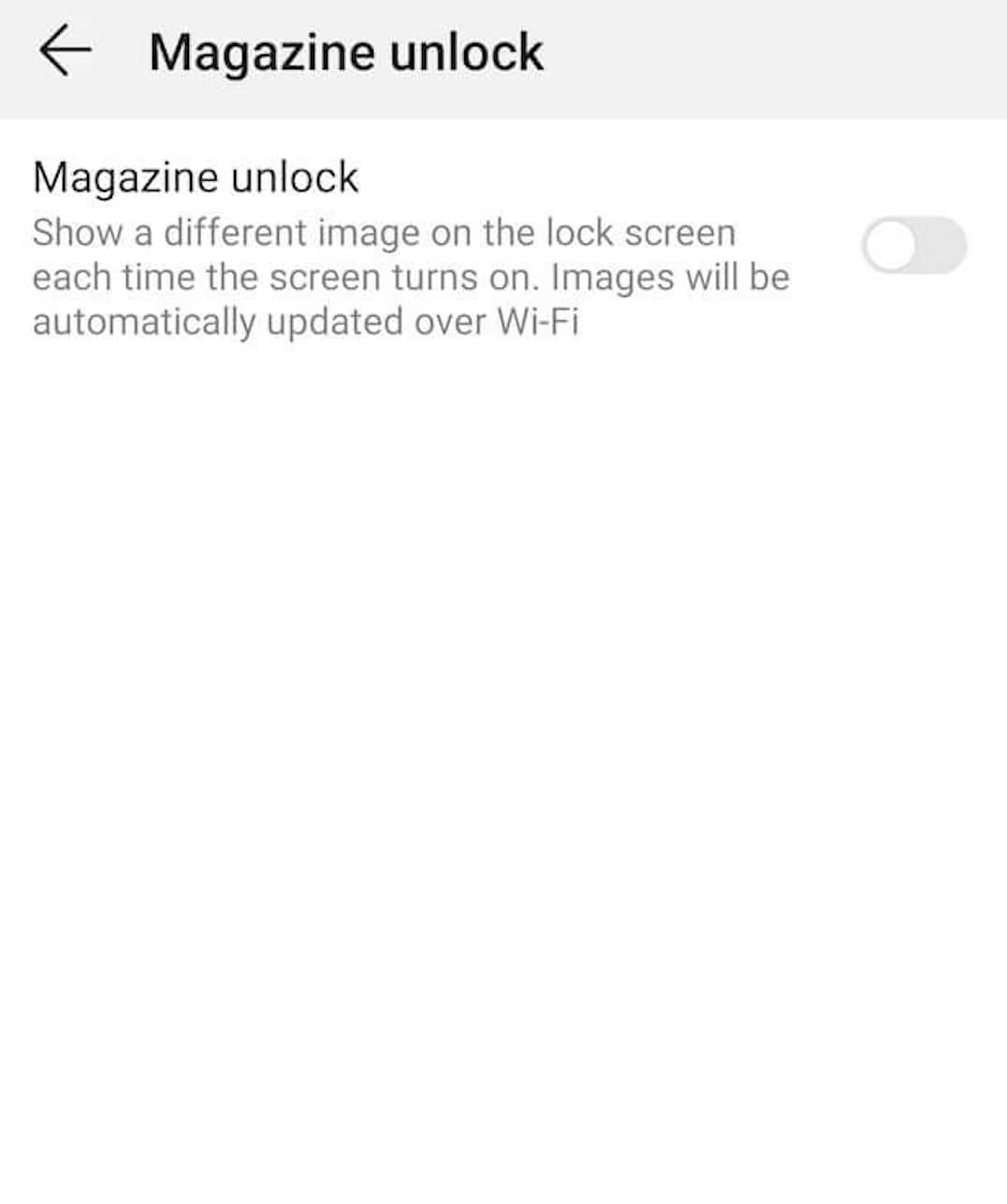 Unlocking Home Screen in Huawei