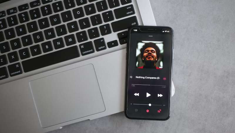 La bibliothèque Apple Music n'est pas synchronisée.