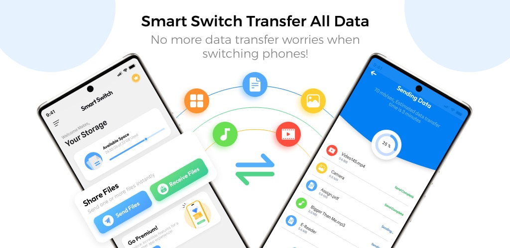 Smart Switch: copia la mia app dati sul telefono clonato.