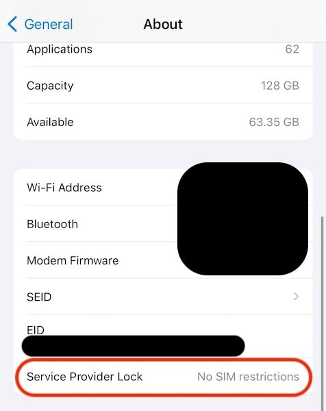 iphone no sim restrictions settings