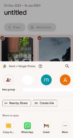 Download multiple Google Photos with Copy to File.