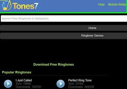 ringtone download sit