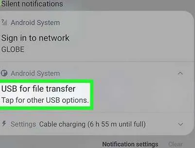 transfer the ringtone to android