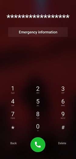 Access emergency call to bypass Android lock screen.