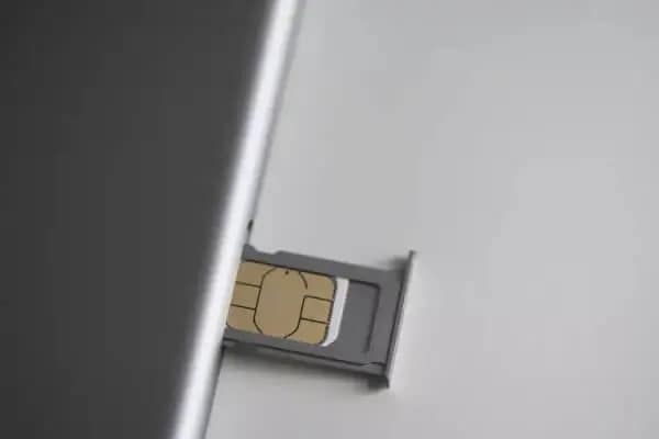 Check if the iPhone is Locked with a SIM Card. 