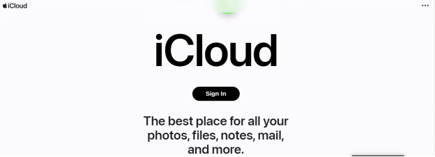Go to iCloud.com 