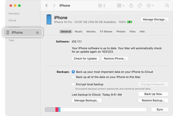 imagen de referencia para la actualización de ios 18 en mac.