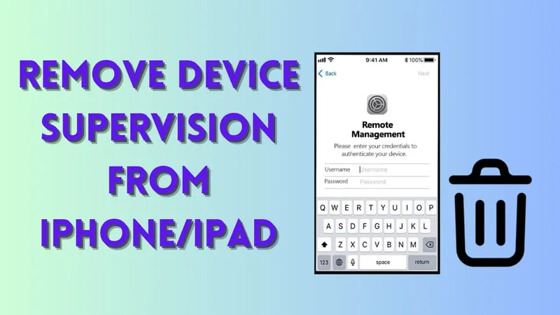 Eliminar la supervisión de dispositivos del iPhone