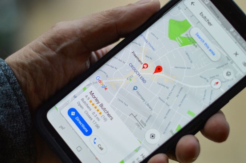 google maps to share location