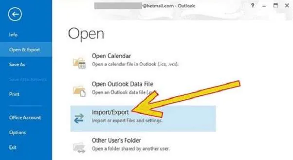 using outlook to export contacts