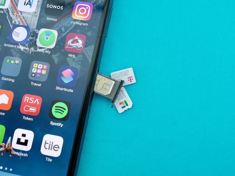 iphone swapping sim cards