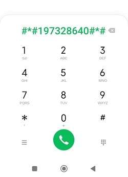Huawei phone test code.