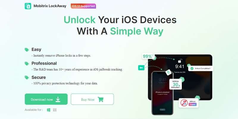Mobitrix Lockaway to unlock iPhone passcode