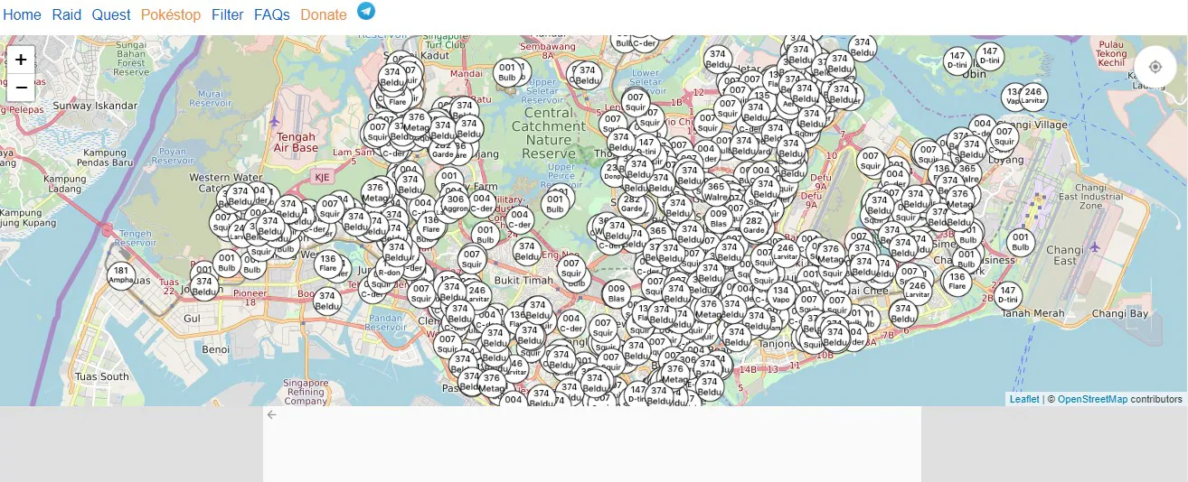 pokemon go map sgpokemap