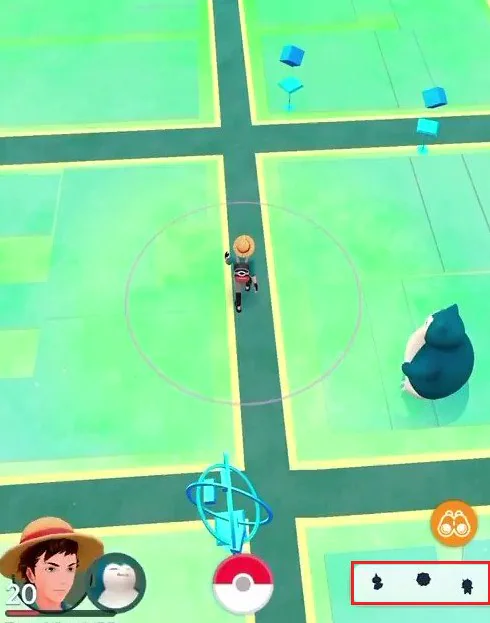 Botón cerca en Pokémon Go