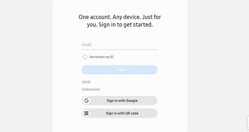 Bypass Samsung account without a password via website