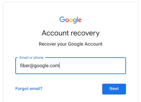 Recover your Google account.