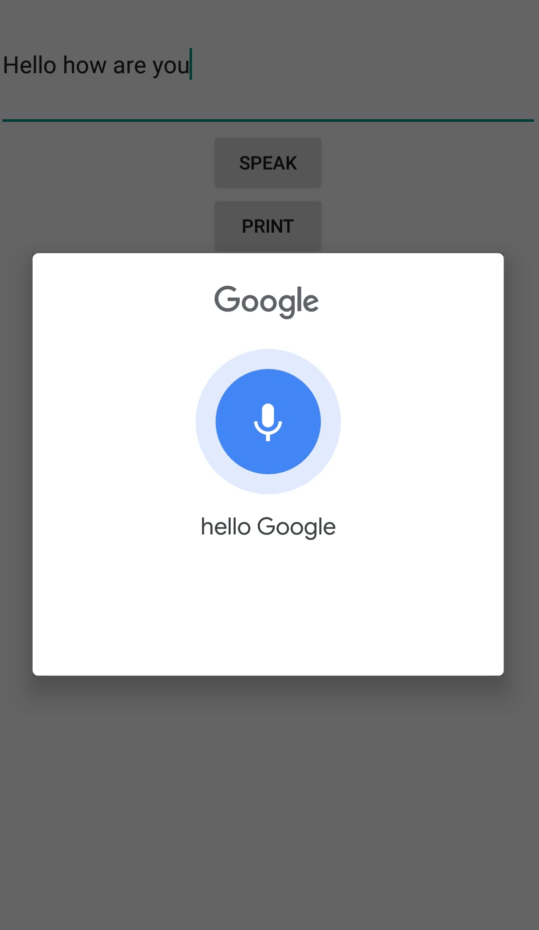 Google voice typing.