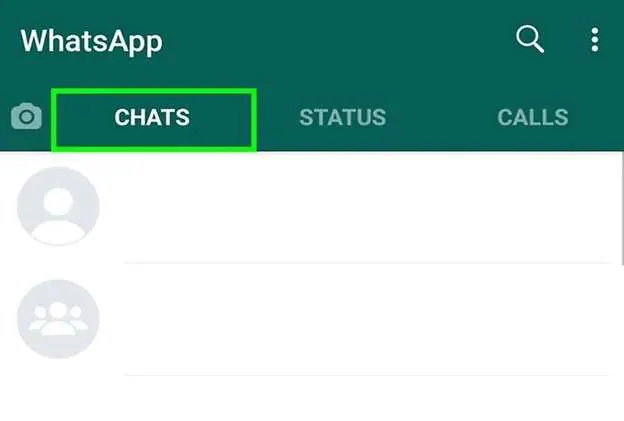 access chats tab