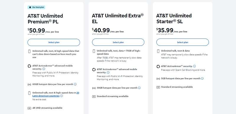 Cambiar de Verizon a AT&T