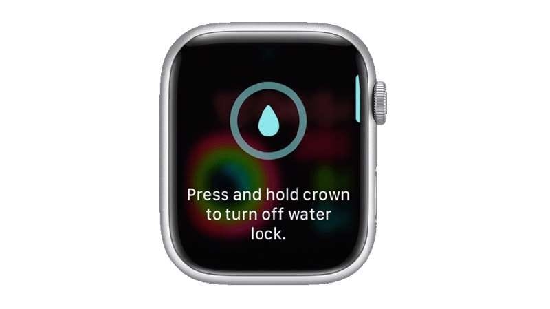 Eject water from the Apple Watch.
