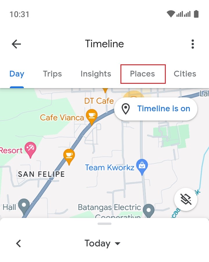 google maps places