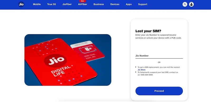 jio website