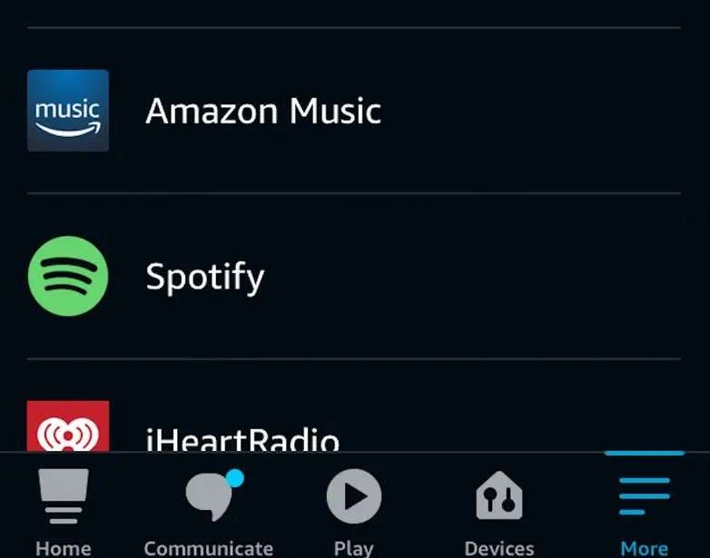 alexa connects to spotify