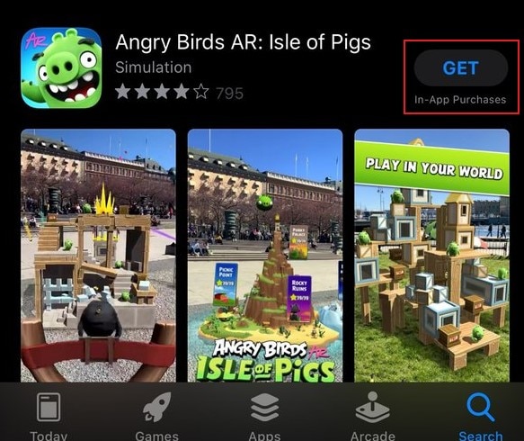 app store angry birds ar