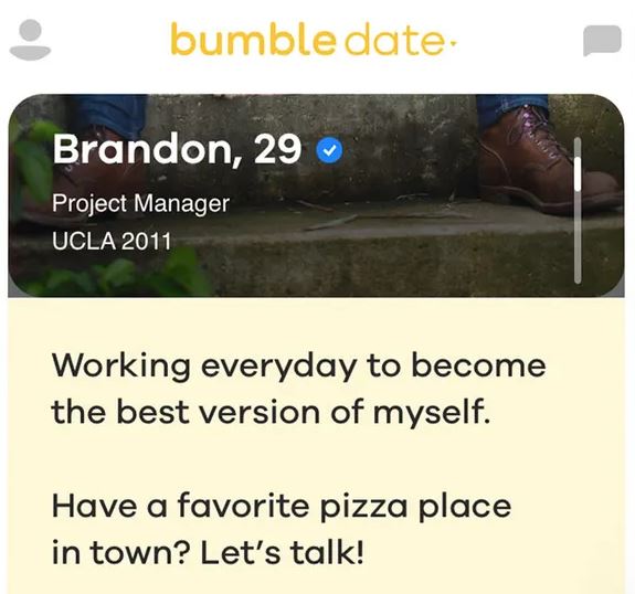 bumble profile