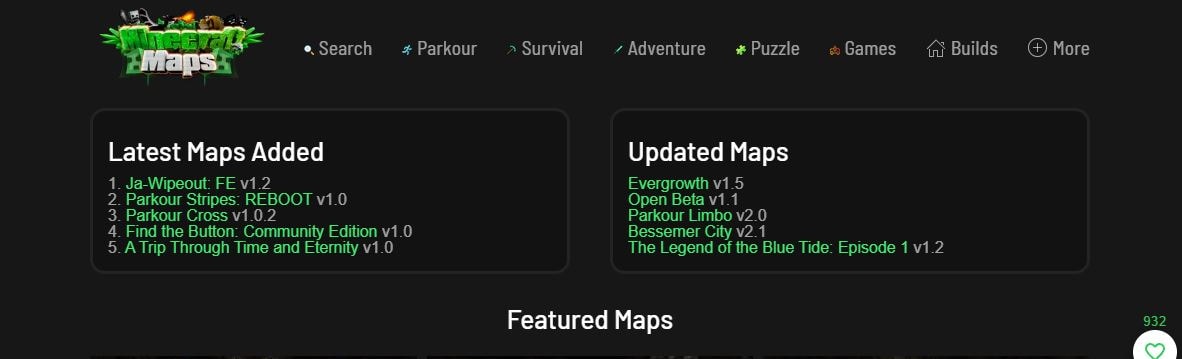 minecraft map website