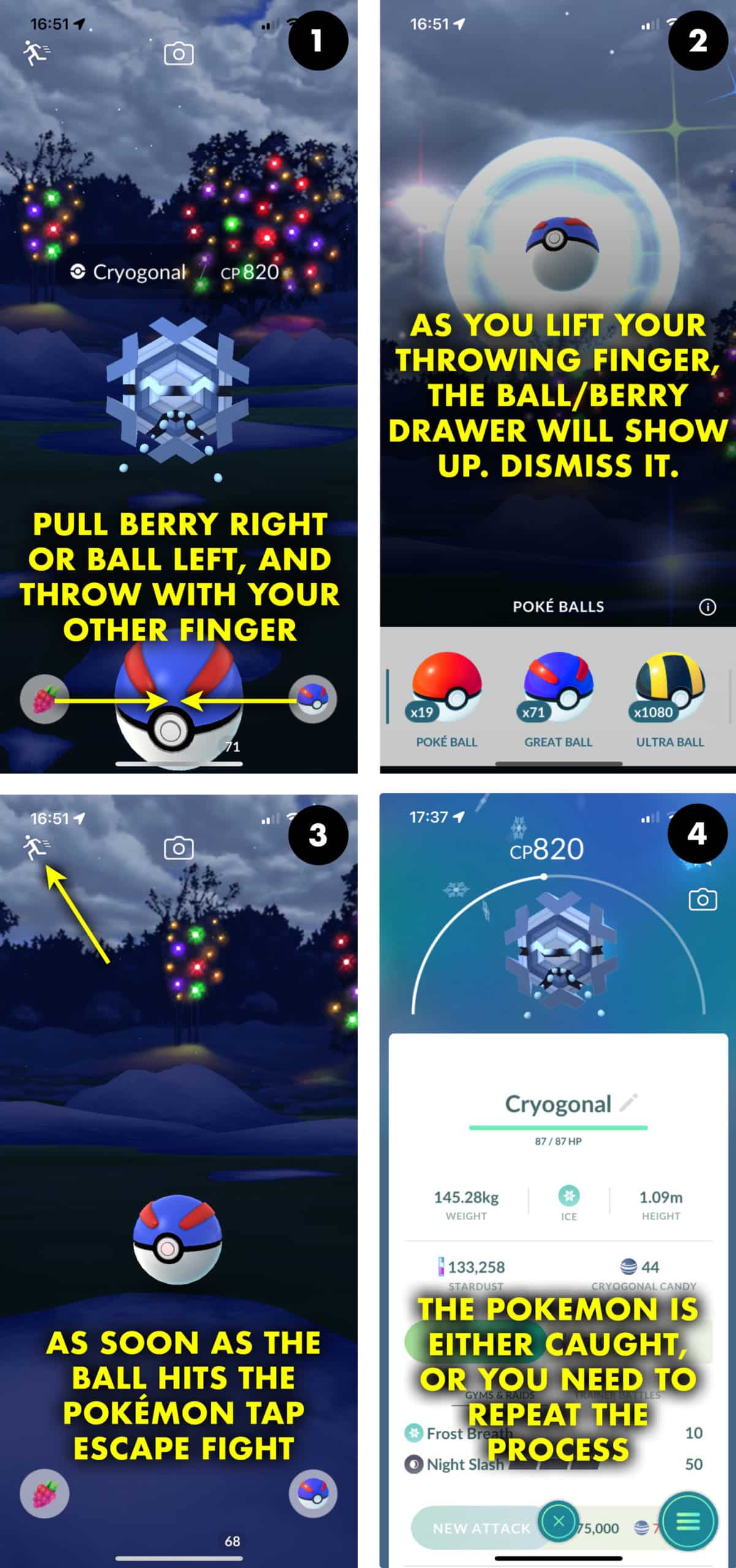 skip animations to level up faster in pokemon go
