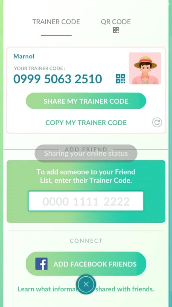 add new friends in pokemon go