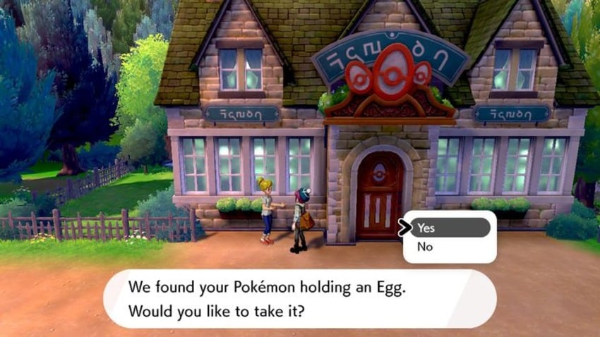 the egg at pokemon nursery