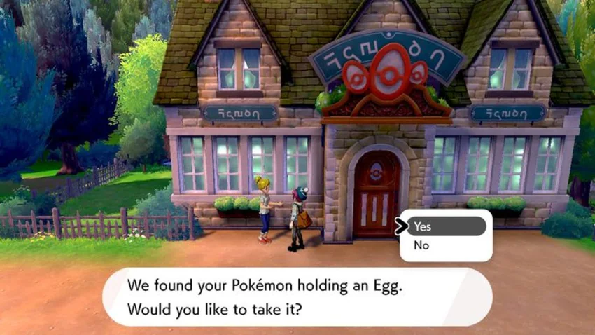 the egg at pokemon nursery