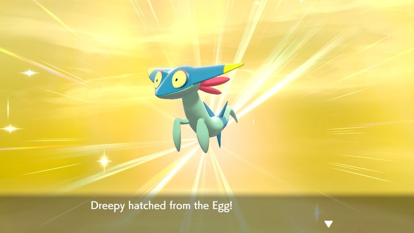 dreepy hatched from the egg