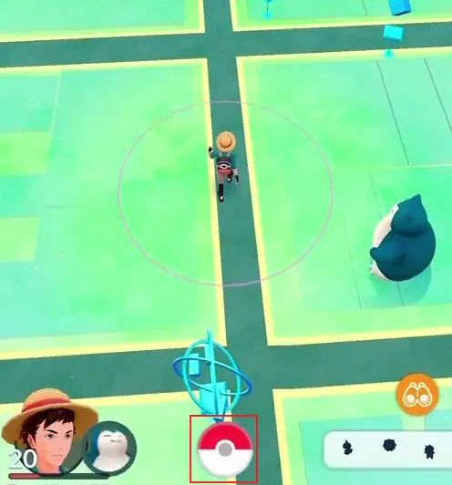 pokemon go main menu