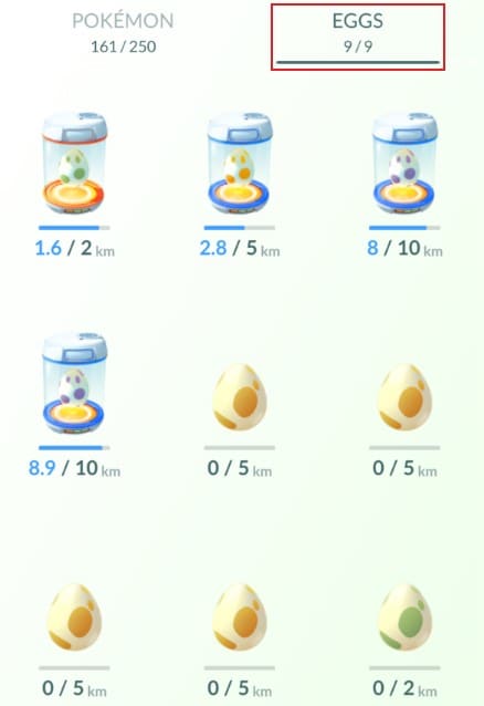 pokemon eggs