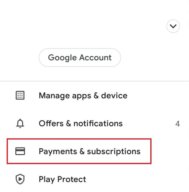 subscriptions google play
